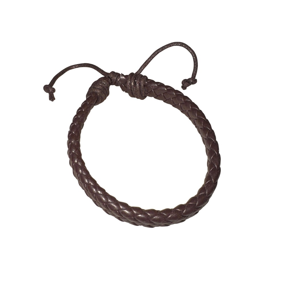 Braided Dark Brown Adjustable Cord‎ Bracelet Boho Woven Wristband Unisex